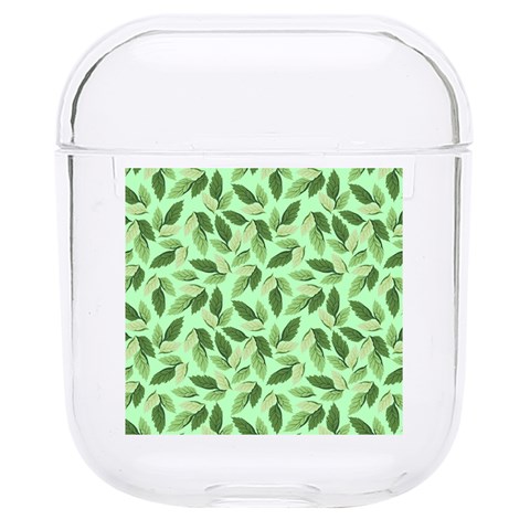 Leaves Pattern Texture Seamless Hard PC AirPods 1/2 Case from ArtsNow.com Front