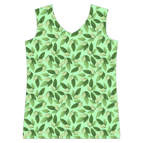 Leaves Pattern Texture Seamless Women s Basketball Tank Top from ArtsNow.com Front