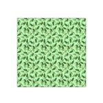 Leaves Pattern Texture Seamless Satin Bandana Scarf 22  x 22 