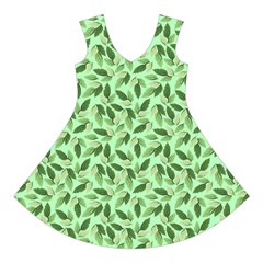 Leaves Pattern Texture Seamless Short Sleeve V Front