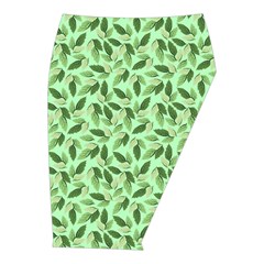 Leaves Pattern Texture Seamless Midi Wrap Pencil Skirt from ArtsNow.com  Front Right 