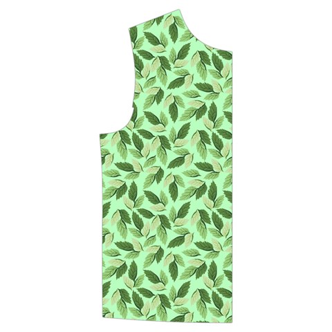 Leaves Pattern Texture Seamless Kid s Button Up Puffer Vest from ArtsNow.com Front Right