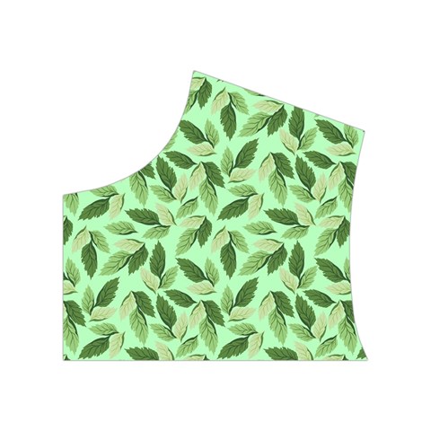 Leaves Pattern Texture Seamless Women s Button Up Vest from ArtsNow.com Top Left