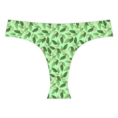 Leaves Pattern Texture Seamless Cross Back Hipster Bikini Set from ArtsNow.com Front Under