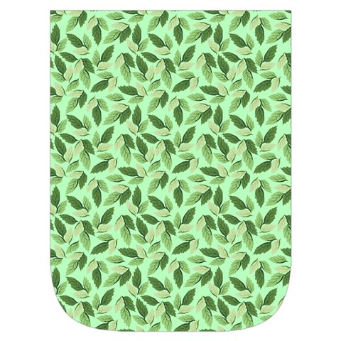 Leaves Pattern Texture Seamless Waist Pouch (Large) from ArtsNow.com Front Pocket