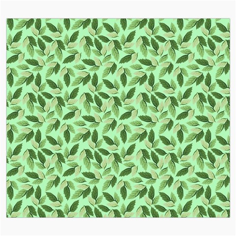 Leaves Pattern Texture Seamless Roll Up Canvas Pencil Holder (S) from ArtsNow.com Front