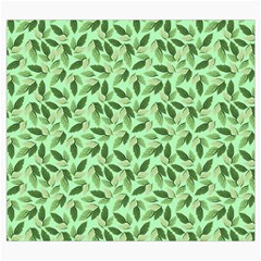 Leaves Pattern Texture Seamless Roll Up Canvas Pencil Holder (S) from ArtsNow.com Front