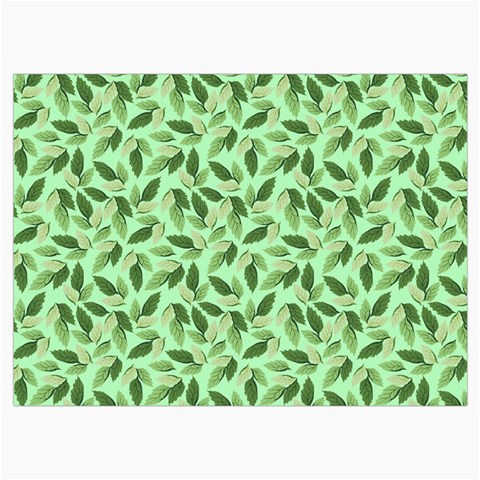 Leaves Pattern Texture Seamless Roll Up Canvas Pencil Holder (M) from ArtsNow.com Front