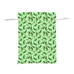 Leaves Pattern Texture Seamless Lightweight Drawstring Pouch (S) from ArtsNow.com Front