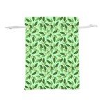 Leaves Pattern Texture Seamless Lightweight Drawstring Pouch (S)