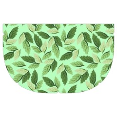 Leaves Pattern Texture Seamless Make Up Case (Medium) from ArtsNow.com Side Right