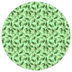 Leaves Pattern Texture Seamless Round Trivet