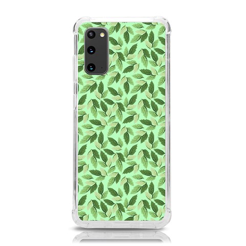 Leaves Pattern Texture Seamless Samsung Galaxy S20 6.2 Inch TPU UV Case from ArtsNow.com Front