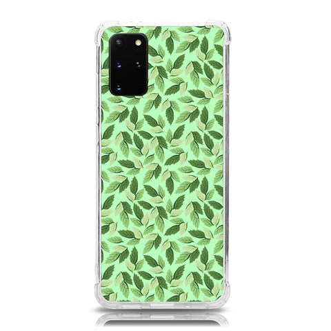 Leaves Pattern Texture Seamless Samsung Galaxy S20 Plus 6.7 Inch TPU UV Case from ArtsNow.com Front