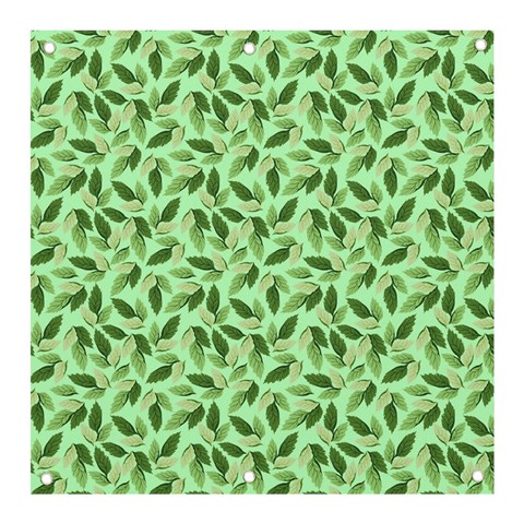 Leaves Pattern Texture Seamless Banner and Sign 3  x 3  from ArtsNow.com Front