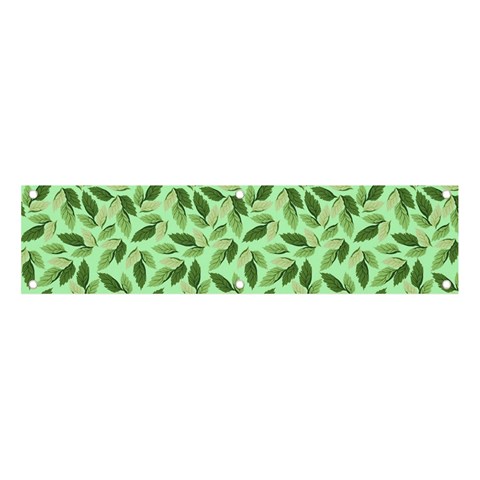 Leaves Pattern Texture Seamless Banner and Sign 4  x 1  from ArtsNow.com Front