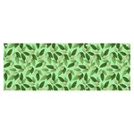 Leaves Pattern Texture Seamless Banner and Sign 8  x 3 