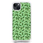 Leaves Pattern Texture Seamless iPhone 14 Plus TPU UV Print Case