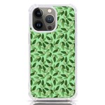 Leaves Pattern Texture Seamless iPhone 13 Pro TPU UV Print Case