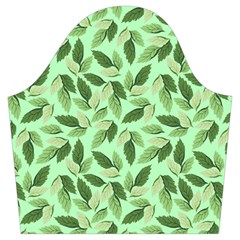 Leaves Pattern Texture Seamless Trumpet Sleeve Cropped Top from ArtsNow.com Sleeve Right