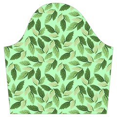 Leaves Pattern Texture Seamless Trumpet Sleeve Cropped Top from ArtsNow.com Sleeve Left