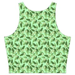 Leaves Pattern Texture Seamless Cut Out Top from ArtsNow.com Back