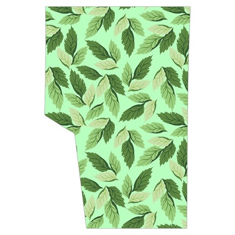 Leaves Pattern Texture Seamless Men s Side Zip Front Pouch Ski And Snowboard Bib Pants	 from ArtsNow.com Back Right Center