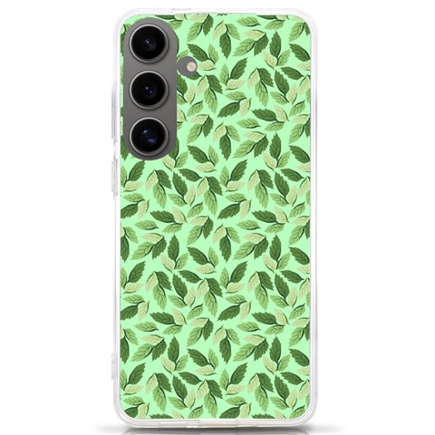 Leaves Pattern Texture Seamless Samsung Galaxy S24 Ultra 6.9 Inch TPU UV Case from ArtsNow.com Front