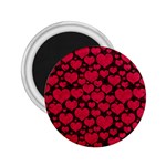 Valentines Day Hearts Pattern Love Red 2.25  Magnets