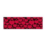 Valentines Day Hearts Pattern Love Red Sticker (Bumper)