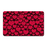 Valentines Day Hearts Pattern Love Red Magnet (Rectangular)