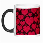 Valentines Day Hearts Pattern Love Red Morph Mug