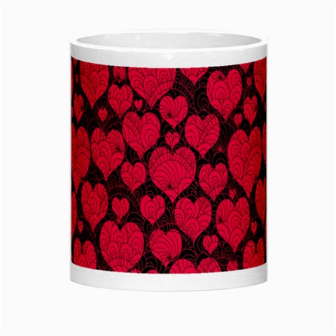 Valentines Day Hearts Pattern Love Red Morph Mug from ArtsNow.com Center