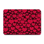 Valentines Day Hearts Pattern Love Red Small Doormat