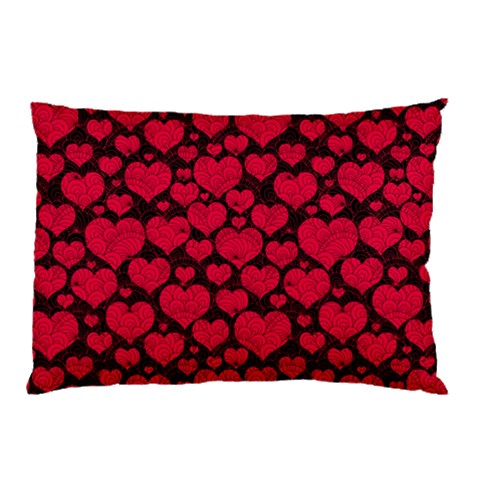 Valentines Day Hearts Pattern Love Red Pillow Case from ArtsNow.com 26.62 x18.9  Pillow Case