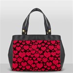 Valentines Day Hearts Pattern Love Red Oversize Office Handbag