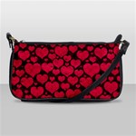 Valentines Day Hearts Pattern Love Red Shoulder Clutch Bag