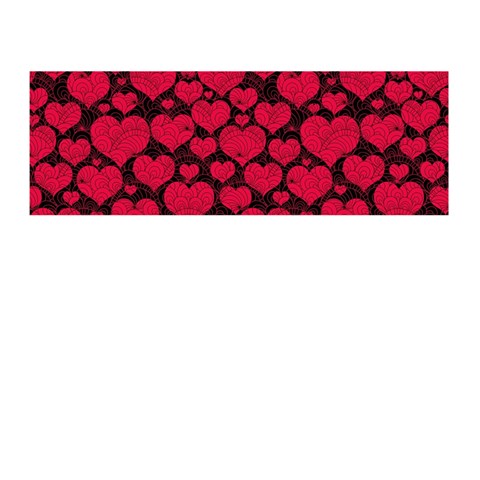 Valentines Day Hearts Pattern Love Red Memory Card Reader (Stick) from ArtsNow.com Front