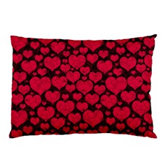 Valentines Day Hearts Pattern Love Red Pillow Case (Two Sides) from ArtsNow.com Front