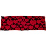 Valentines Day Hearts Pattern Love Red 21 x63  Body Pillow Case Dakimakura (Two Sides)