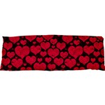 Valentines Day Hearts Pattern Love Red 25 x71  Body Pillow Case Dakimakura (Two Sides)