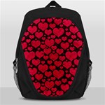 Valentines Day Hearts Pattern Love Red Backpack Bag