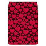 Valentines Day Hearts Pattern Love Red Removable Flap Cover (L)