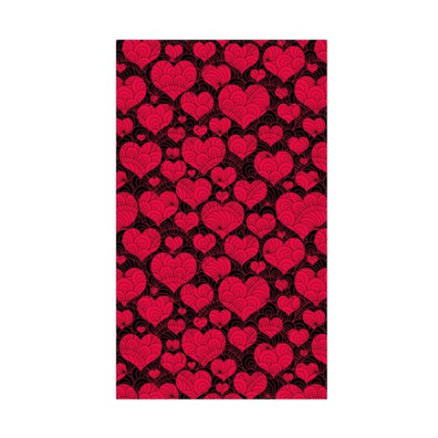 Valentines Day Hearts Pattern Love Red Duvet Cover Double Side (Single Size) from ArtsNow.com Front