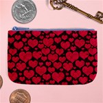 Valentines Day Hearts Pattern Love Red Large Coin Purse