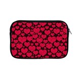 Valentines Day Hearts Pattern Love Red Apple MacBook Pro 13  Zipper Case