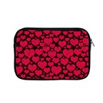 Valentines Day Hearts Pattern Love Red Apple MacBook Pro 15  Zipper Case