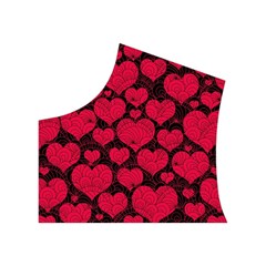 Valentines Day Hearts Pattern Love Red Women s Button Up Vest from ArtsNow.com Top Left