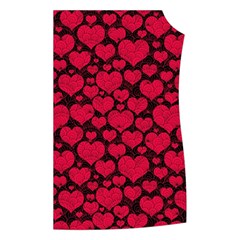 Valentines Day Hearts Pattern Love Red Women s Button Up Vest from ArtsNow.com Front Left