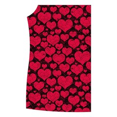 Valentines Day Hearts Pattern Love Red Women s Button Up Vest from ArtsNow.com Front Right